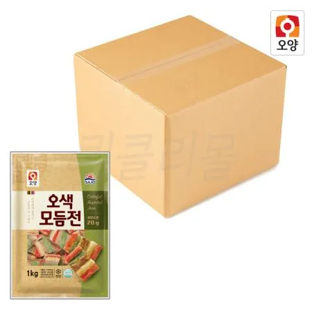 ★파격특가★ 사조오양 오색 모듬전 1kg (20g) x 10개