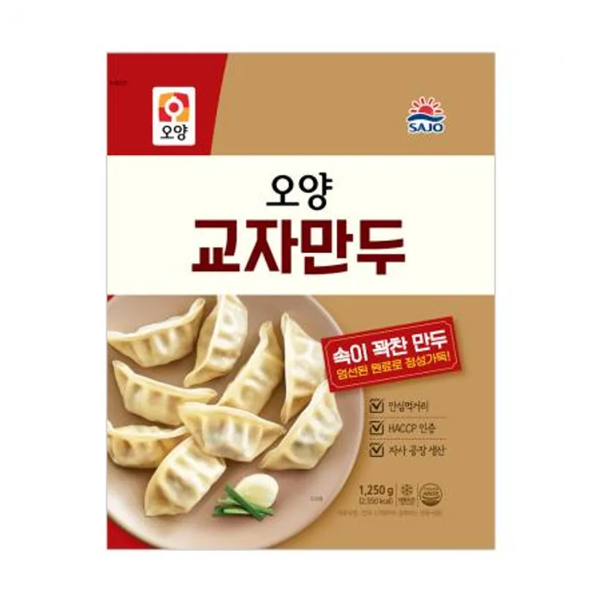 사조오양 교자만두 1.25kg 이미지