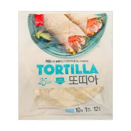 삼립 밀또띠아 10호 744g 냉동 x 10개 피자도우 이미지