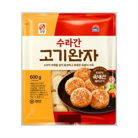 사조오양 수라간 고기완자 600g x 10개 이미지