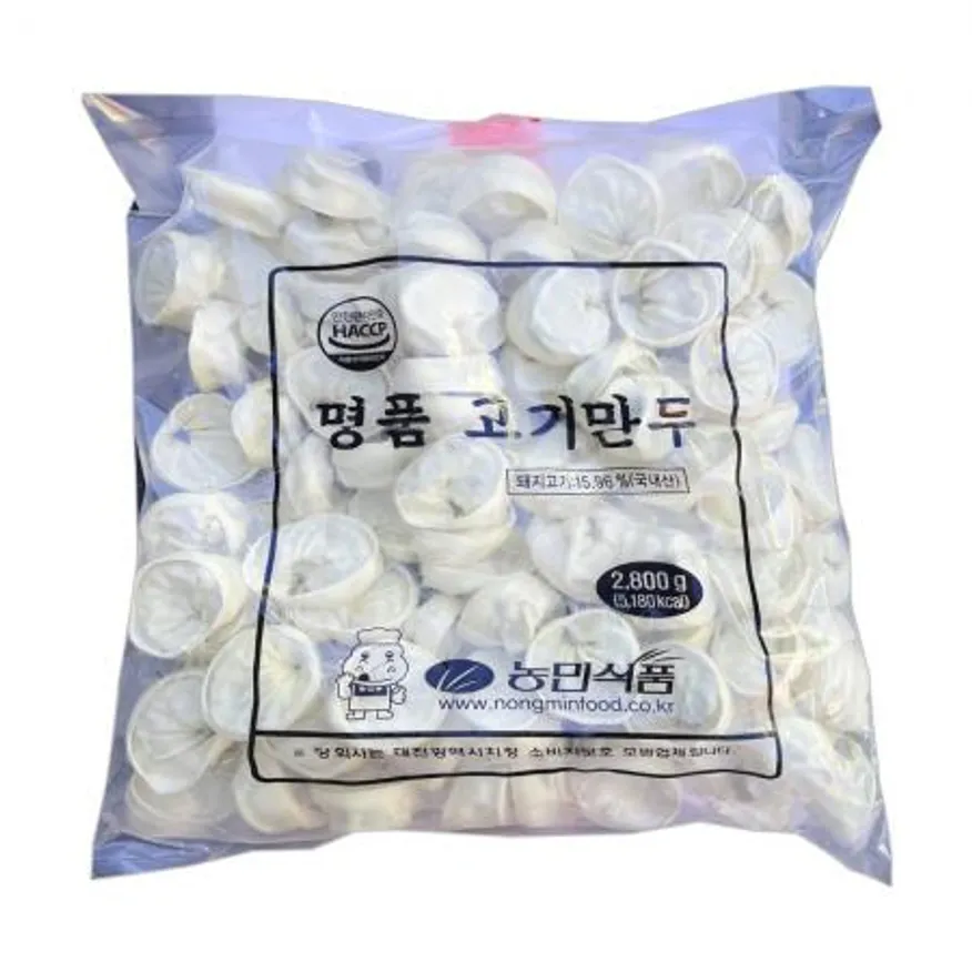 농민식품 고기만두 2.8kg 이미지