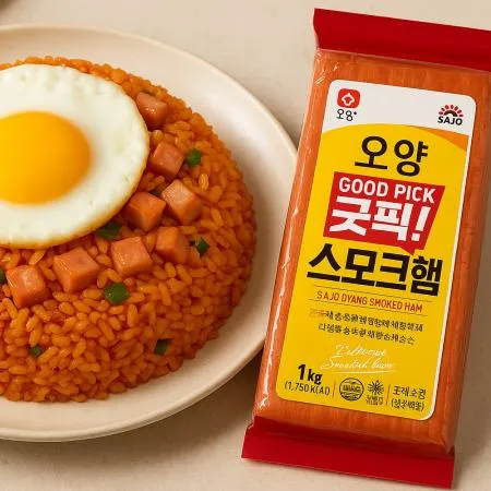 사조오양 굿픽 스모크햄 1kg 냉장 김밥햄