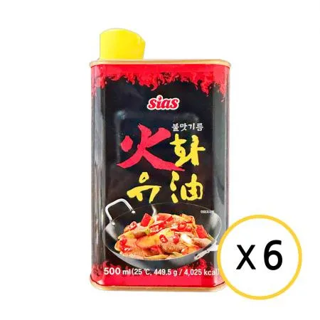 시아스 화유 불맛기름 500ml x 6개