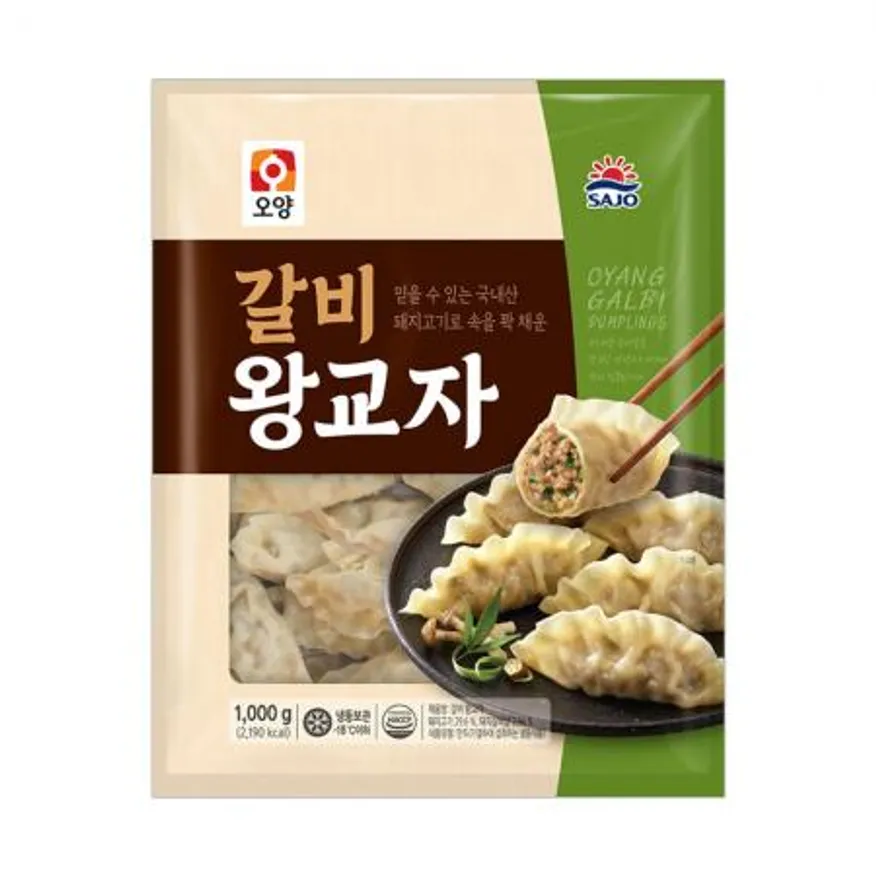 사조오양 갈비 왕교자 1kg x 8개 갈비만두 이미지