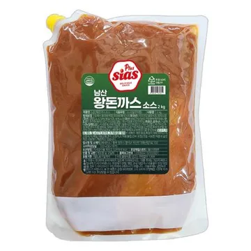 시아스 남산 왕 돈까스 소스 2kg 경양식 돈가스소스