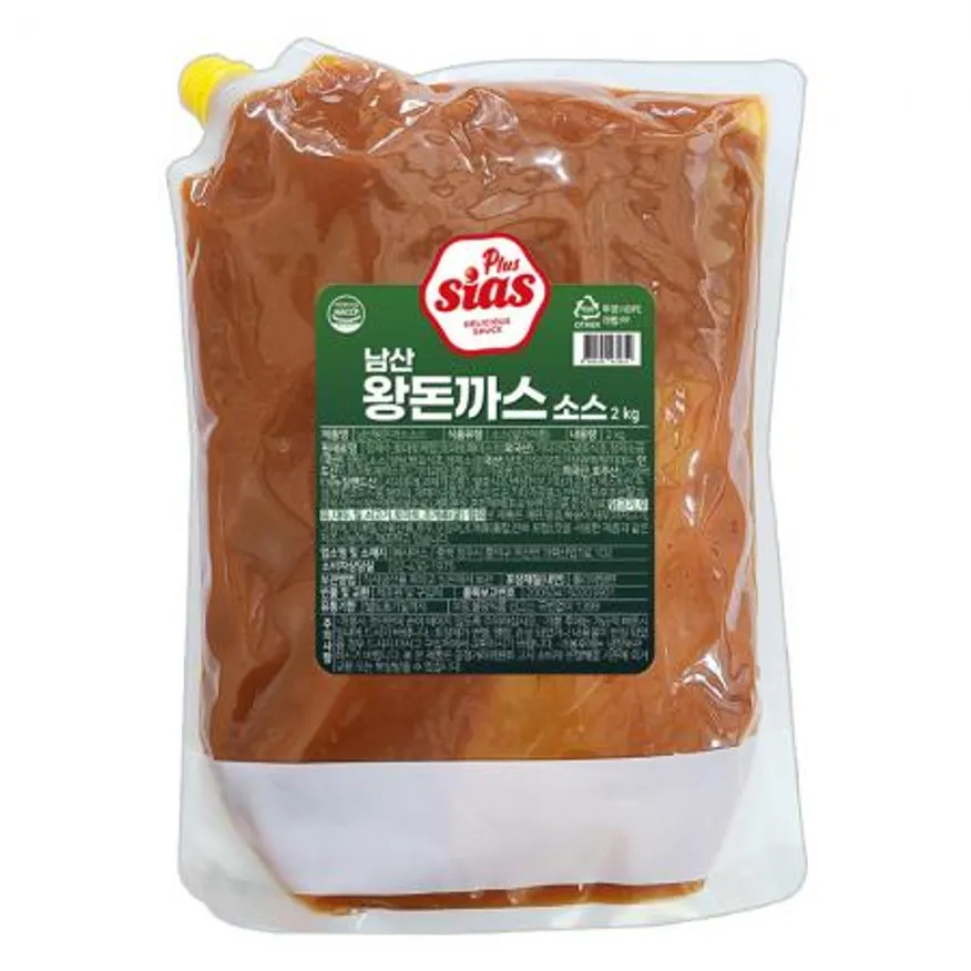 시아스 남산 왕 돈까스 소스 2kg 경양식 돈가스소스 이미지
