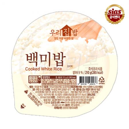 시아스 우리집밥 백미밥 210g