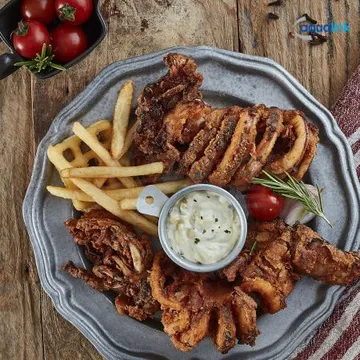 펀쿡 불꽃 통 오징어 튀김 1.25kg (250gx5개입)