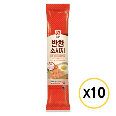 사조오양 반찬 소시지 1kg x 10개 분홍 옛날