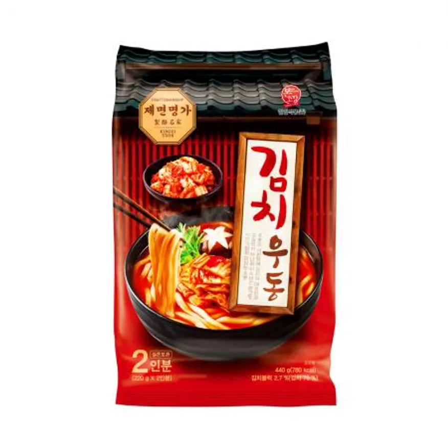 한일식품 본고장 제면명가 김치우동 2인 440g 이미지