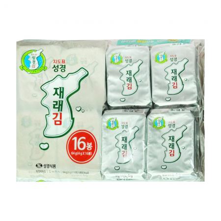 성경김 재래 식탁김(4g x 16봉) x 8개