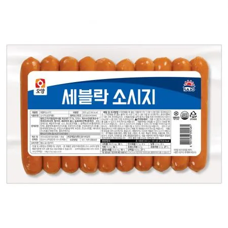 사조오양 세블락 소시지 800g 이미지