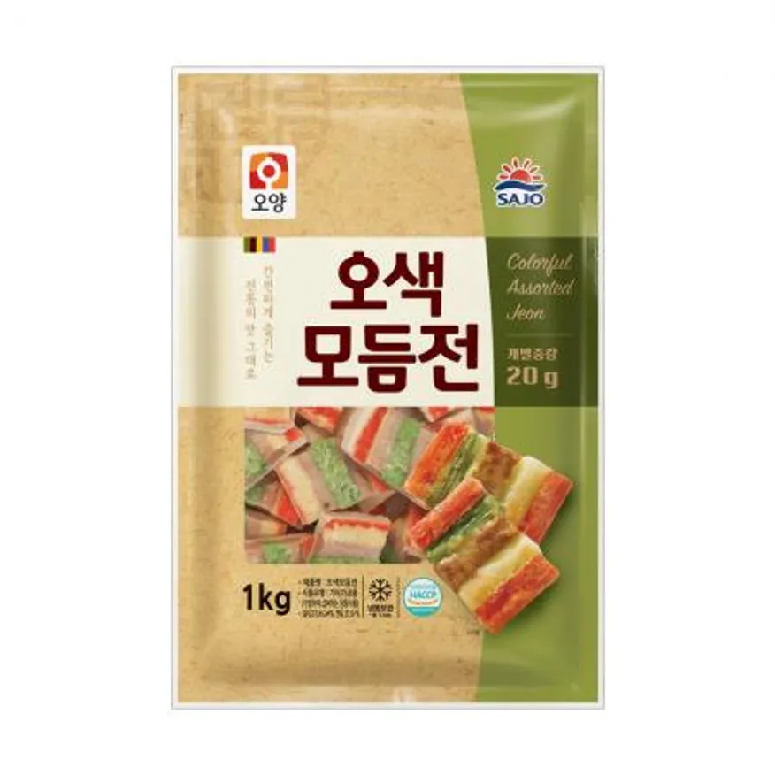 사조오양 오색 모듬전 1kg (20g) 이미지