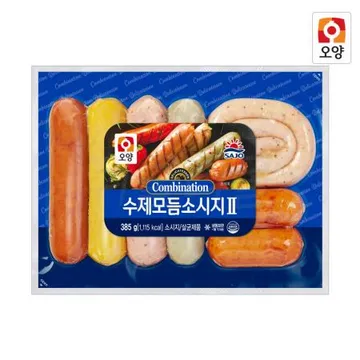 사조오양 수제 모듬 소시지 385g 냉동 소세지