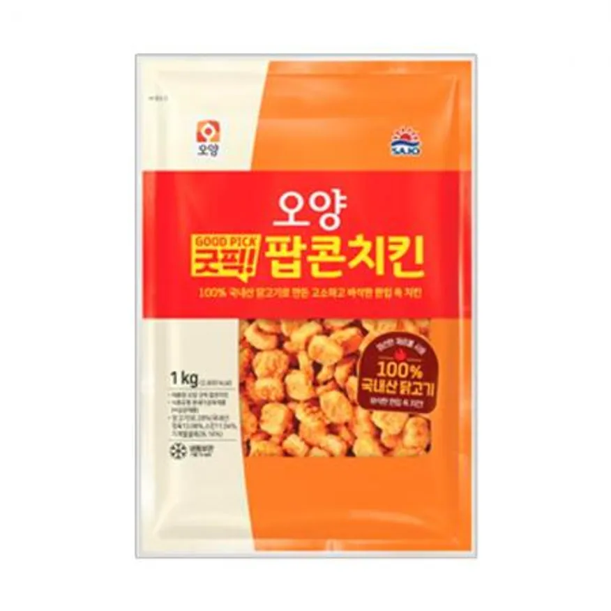 ★파격특가★ 사조오양 굿픽 팝콘치킨 1kg x 10개 이미지