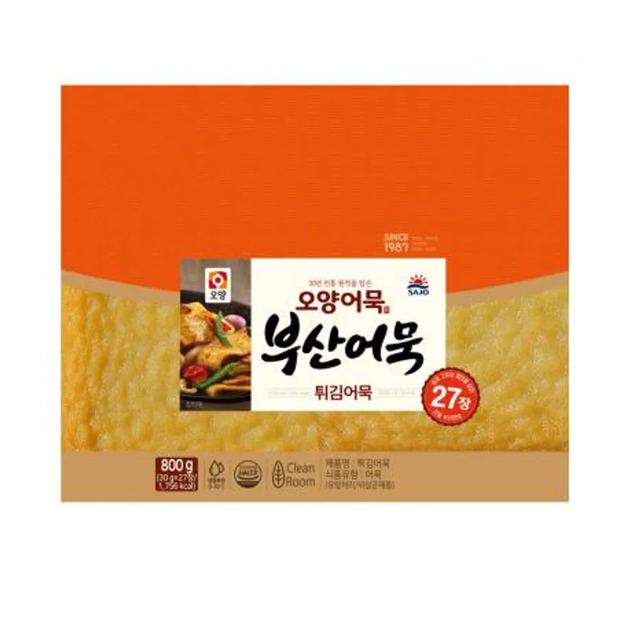 사조오양 부산어묵 튀김어묵 800g 냉장 이미지