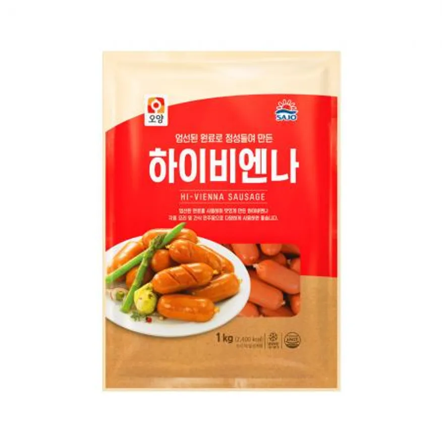 사조오양 하이비엔나 소세지 1kg x 10개 이미지