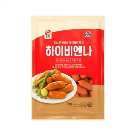 사조오양 하이비엔나 소세지 1kg x 10개 이미지
