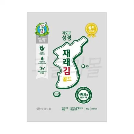 성경김 재래 전장김 골드 60g x 20개 이미지