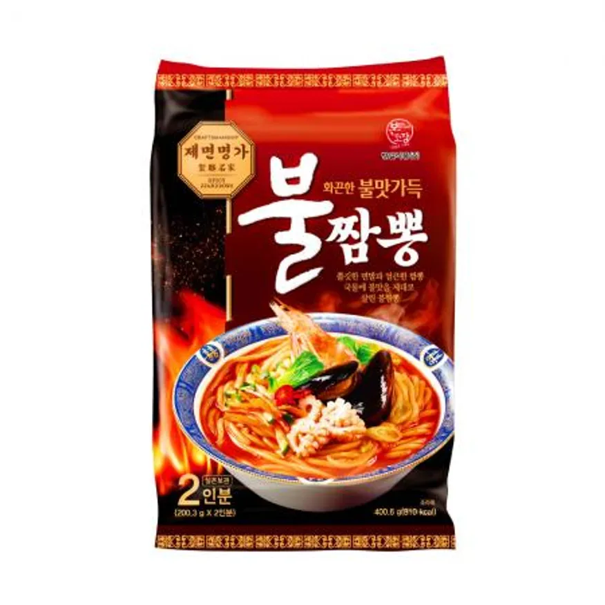 한일식품 본고장 제면명가 불짬뽕 2인 400.6g 이미지