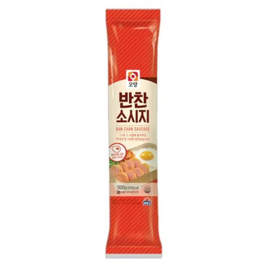 사조오양 반찬 소시지 500g x 20개 분홍 옛날 이미지