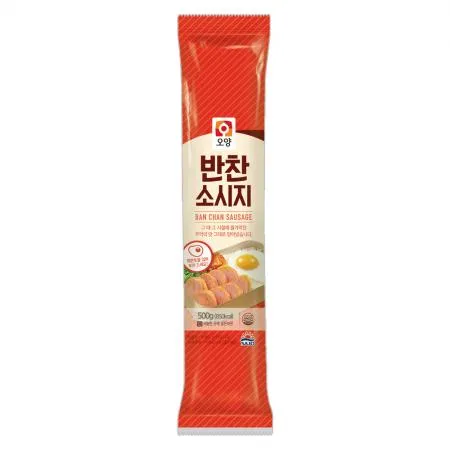 사조오양 반찬 소시지 500g x 20개 분홍 옛날 이미지