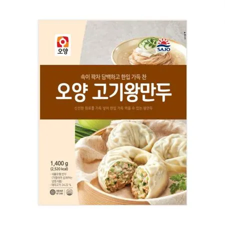 사조오양 고기 왕만두 1.4kg x 6개 이미지