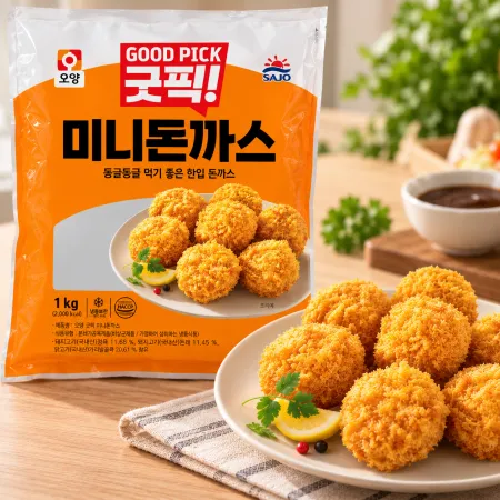사조오양 굿픽 미니 돈까스 1kg