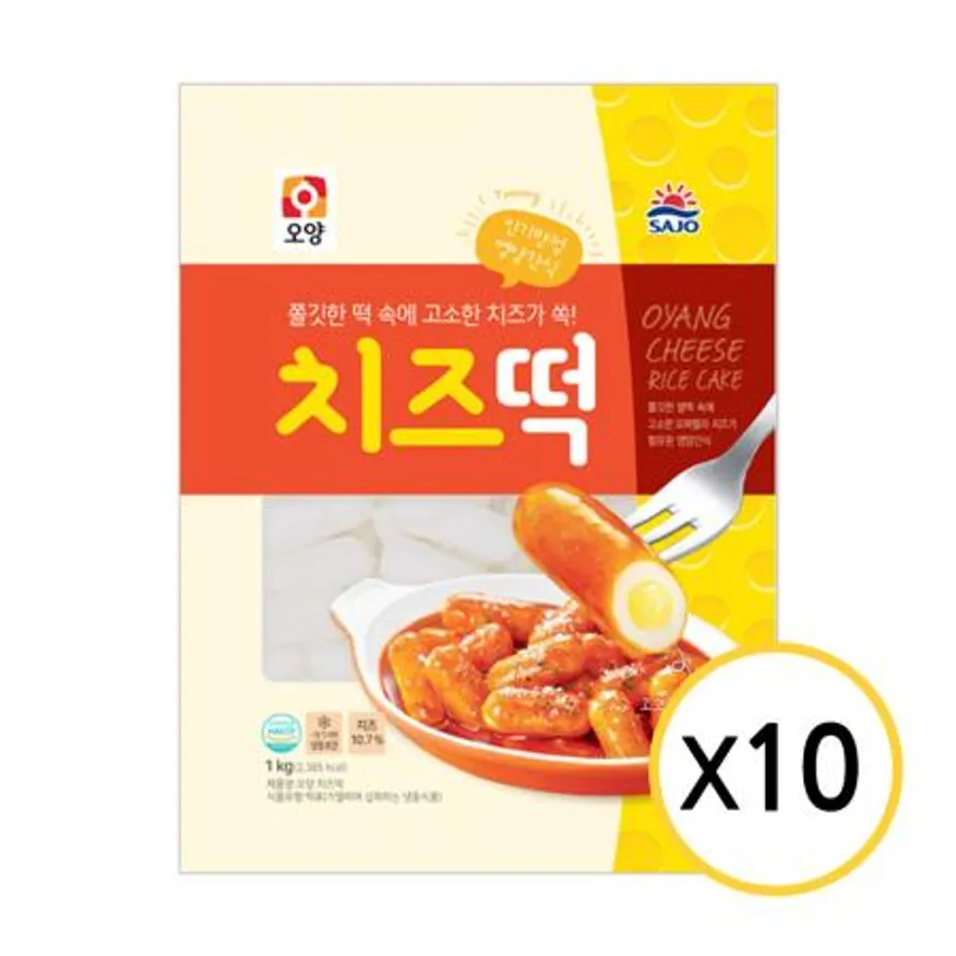 사조오양 치즈떡 1kg x 10개 이미지
