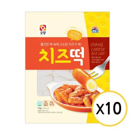 사조오양 치즈떡 1kg x 10개