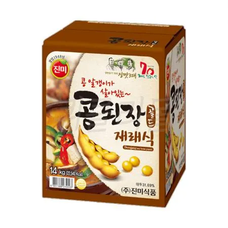 진미 재래식 콩된장 골드 14kg