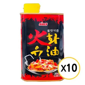 ★파격특가★ 시아스 화유 불맛기름 350ml x 10개