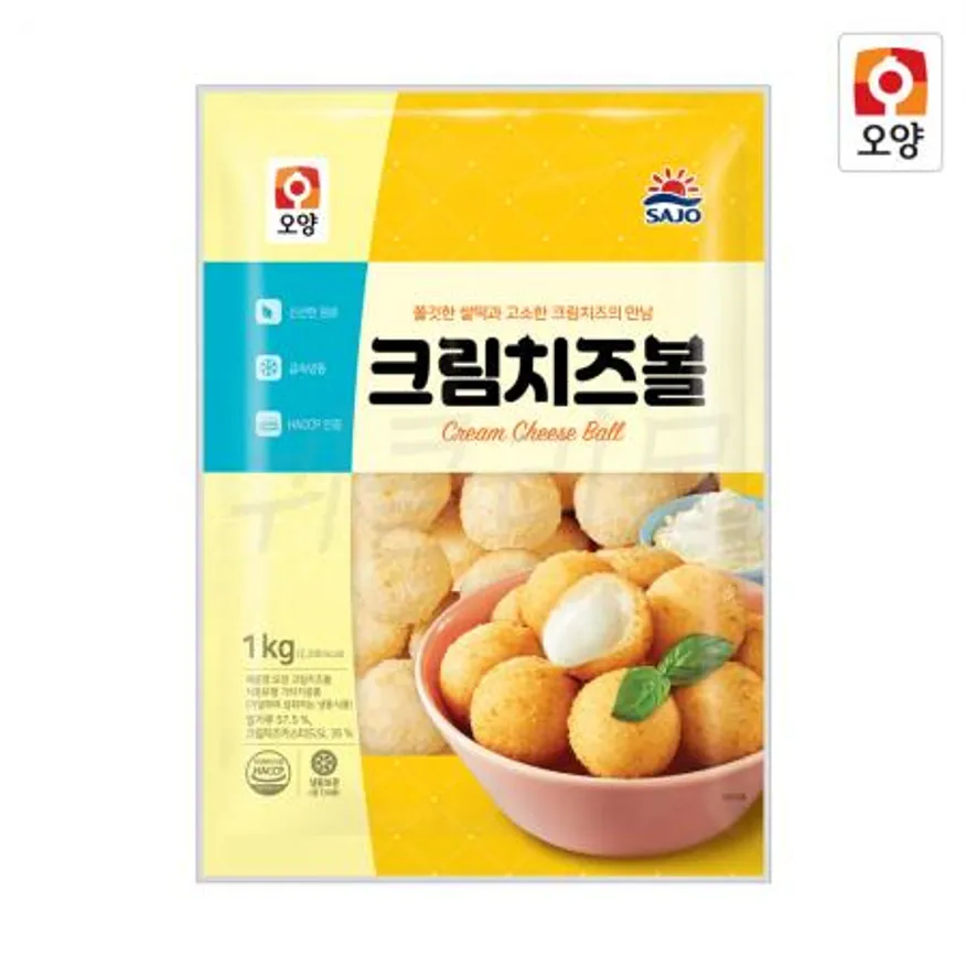사조오양 크림 치즈볼 1kg 이미지