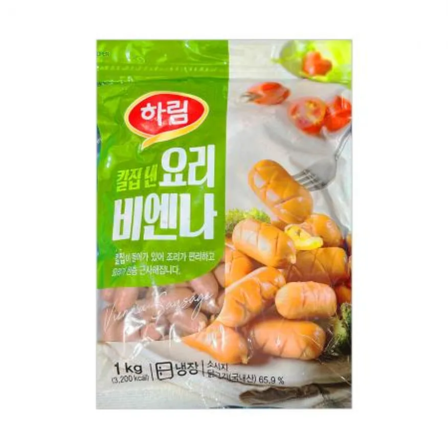 하림 칼집 낸 요리비엔나 1kg 이미지