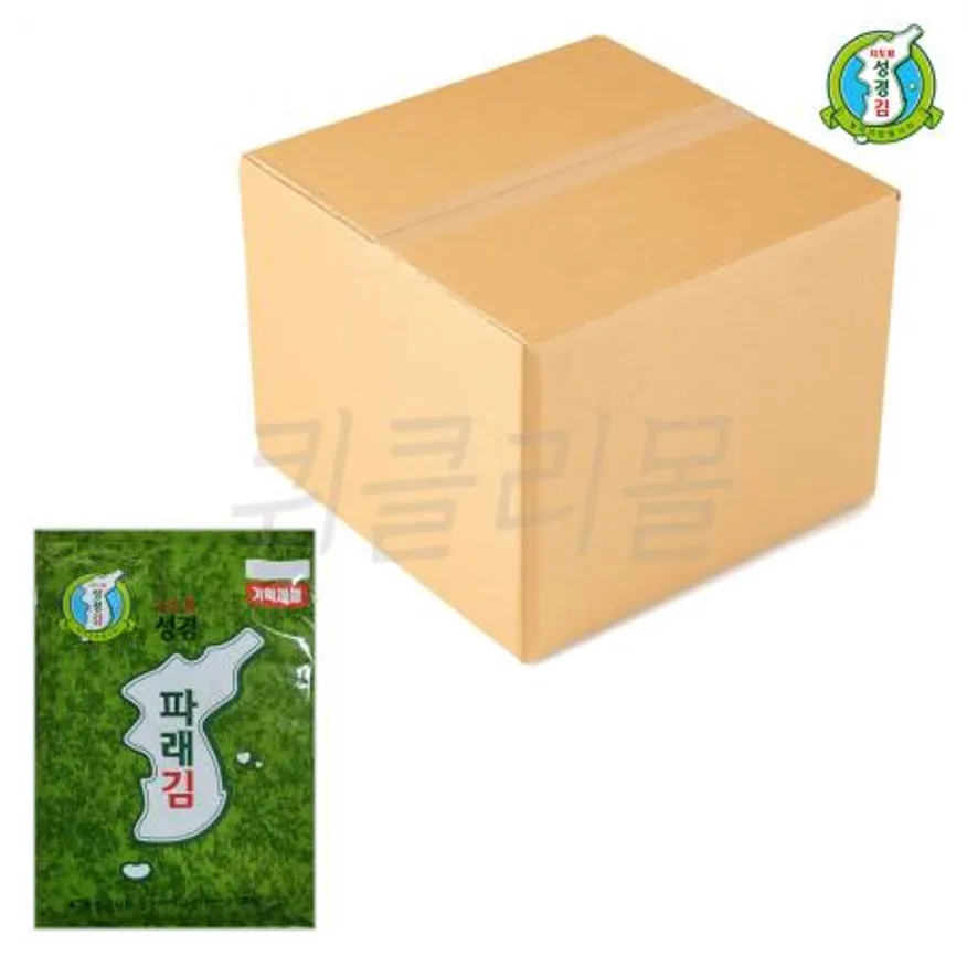 성경김 파래 전장김(20g x 3봉) x 10개 이미지