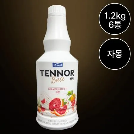 [6개/무료배송] 매일 테너베이스 자몽 1.2kg 음료 에이드용 베이스