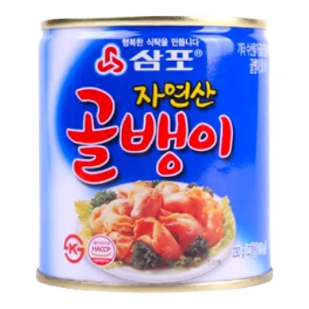 [박스판매] 삼포 자연산골뱅이 [230g/중간캔] 골뱅이무침 골뱅이탕 이미지