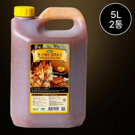 [2개/무료배송] 몬 스위트칠리소스 5L