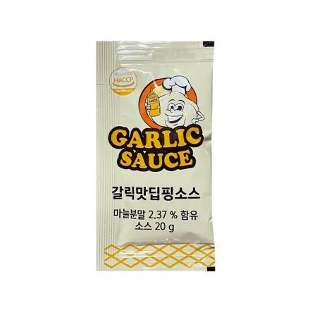 [박스판매] 태원 갈릭디핑소스 일회용 20gx300개 배달용 갈릭딥핑소스 이미지
