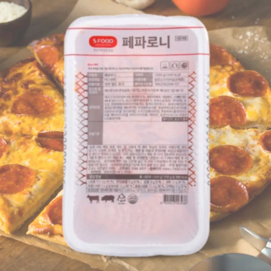 에쓰푸드 페파로니 1kg 냉동 피자토핑 페파로니피자 에스푸드 피자집 이미지