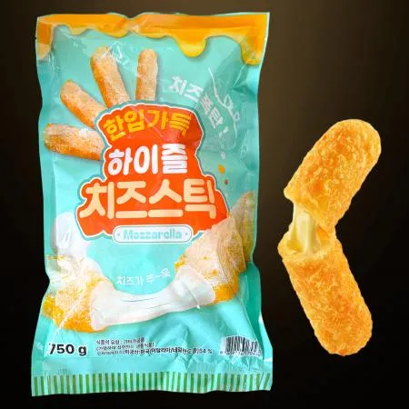 하이즐 치즈폭탄 치즈스틱 750g 냉동 1봉에 치즈스틱 30개입