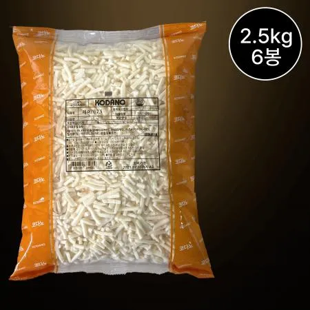 [6봉/무료배송] 코다노 레이 모짜렐라피자치즈 레이2.5 냉장 2.5kg