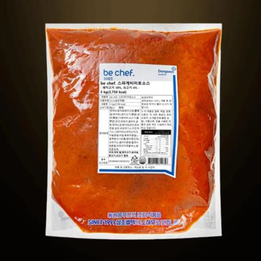 비셰프 동원 스파게티미트소스 3kg 냉장 토마토소스 이미지