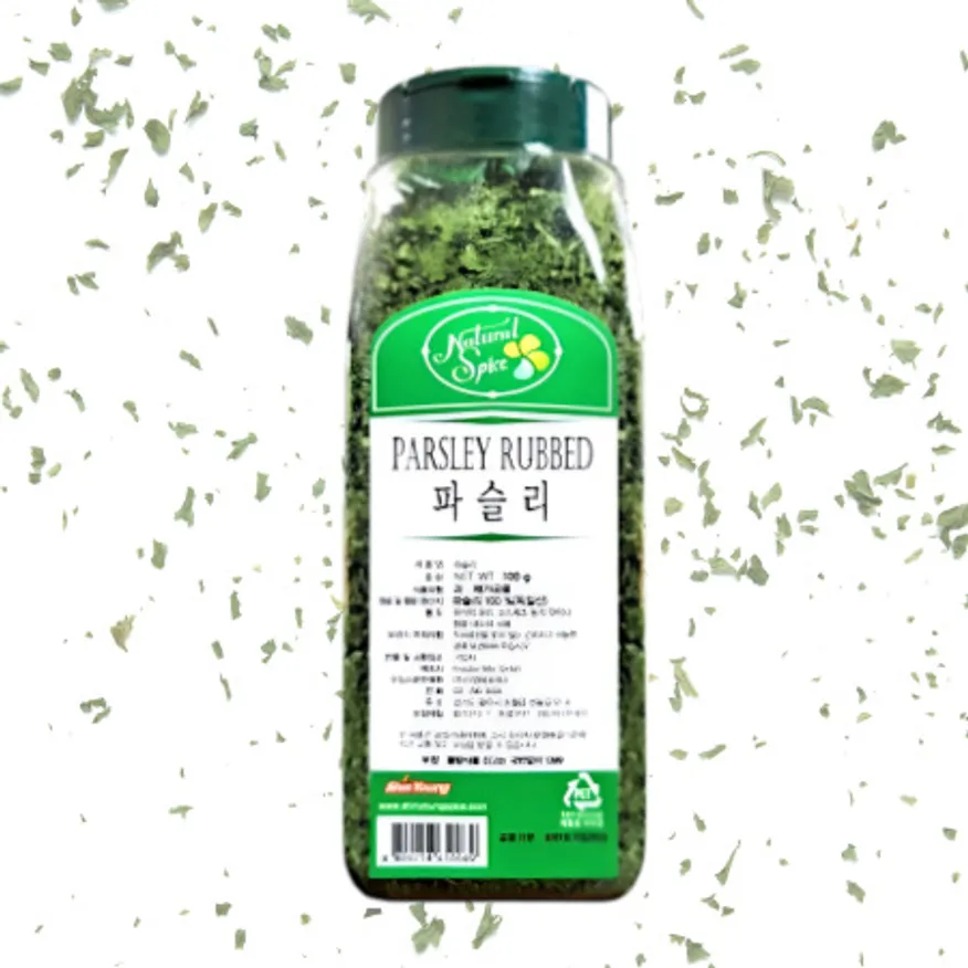 신영 파슬리 럽드 100g 파슬리 후레이크 뚜껑있음 이미지