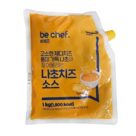 [5개/무료배송] 비셰프 비쉐프 나쵸치즈소스 1kg 냉장 나쵸칩 나초치즈 타코 이미지