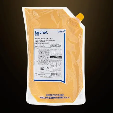 비셰프 비쉐프 동원 할라페뇨치즈소스 2kg 냉장 할라피뇨치즈