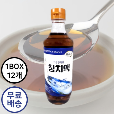 [12개구매 무료배송] 웰크리 더 진한 참치액 860g 1박스 12개