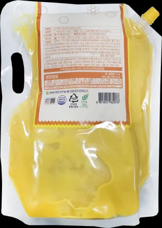 [6개/무료배송] 오뚜기 허니머스타드소스 드레싱 2kg 핫도그 감자튀김 디핑용 이미지