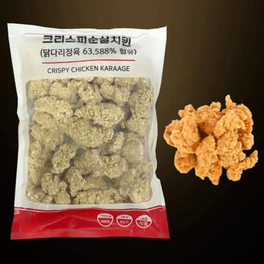 에즈원 크리스피순살치킨 1kg 냉동 태국산 가라아게 이미지