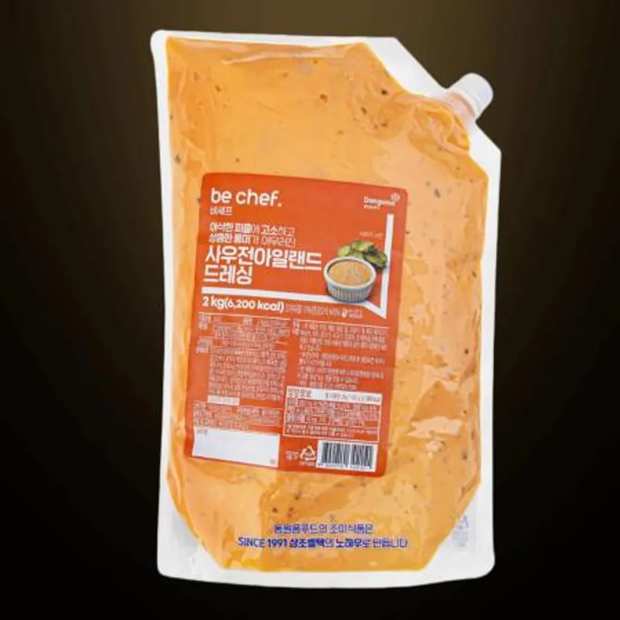 비셰프 동원 사우전아일랜드드레싱 냉장 2kg 1000아일랜드 이미지
